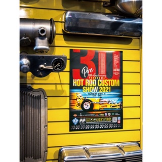 Pre 30th Anniversary YOKOHAMA HOT ROD CUSTOM SHOW 2021 Final Poster [MGPOHR21-7]