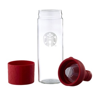 STARBUCKS : STARBUCKS FILTER-IN BOTTLE RED LIMITED ขนาด 750 ml. สินค้าจาก Starbucks Taiwan Store