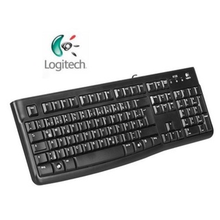 คีย์บอร์ด logitech รุ่น k120 อักษรภาษาไทย/อังกฤษ ของแท้รับประกันศูนย์ synnex 3 ปี