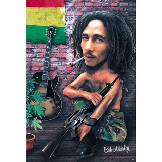 โปสเตอร์ วินเทจ Bob Marley