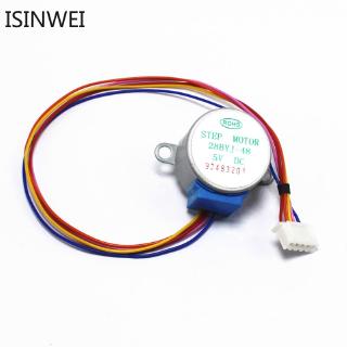 สเตปเปอร์มอเตอร์ 5V 4-phase 5-wire 28YBJ-48 28BYJ48 Deceleration Stepper Motor 25ซม.