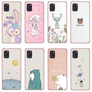 เคสโทรศัพท์ซิลิโคน TPU แบบนิ่ม สําหรับ Samsung Galaxy A31 a32 A41 a40 2019