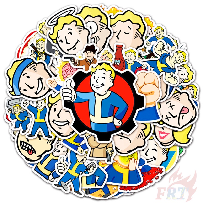 50Pcs/Set ❉ Fallout: Shelter Series 03 Stickers ❉ DIY Fashion Waterproof Doodle Decals Stickers