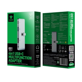 Plextone GS1 4-in-1 plug &amp; play adepter type C