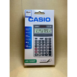 เครื่องคิดเลข Casio AX-120ST  ของแท้100% รับประกัน 2 ปี