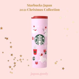 🌟พร้อมส่ง🌟 Starbucks tumbler 473ml 🎄holiday21 collection☃️🇯🇵