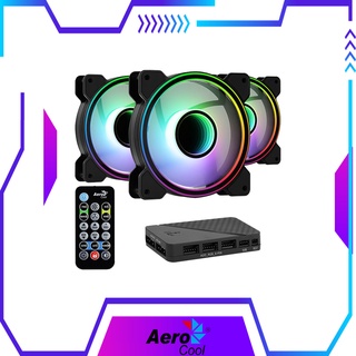 AEROCOOL - CASE FAN 12CM MIRAGE 12 ARGB PRO พัดลมเคส รับประกัน 2 ปี