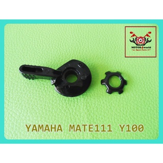 YAMAHA MATE111 Y100 SHOCK PULLER with "BLACK" SPRING PLATE SET // มือดึงโช๊ค พร้อม แผ่นสปริงดำ (1 ชุด) สินค้าคุณภาพดี