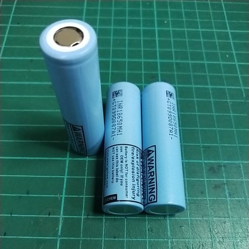 แบตเตอรี่ Li-ion 18650 LG MH1 3200 mAh 10A จำนวน 1 ก้อน