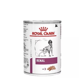 จำนวน 12 กป. Royal canin Renal 410 กรัม อาหารไตสำหรับสุนัขแบบกระป๋อง หมดอายุ 07/24