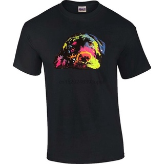 T-shirt  เสื้อยืดนีออนเรืองแสง ลาย Lying Lab Labrador Retriever Blacklight สําหรับสุนัขS-5XL