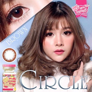 คอนแทคเลนส์🌈Circle🌈 Brown/Black (Kitty Kawaii) ขนาดบิ๊กอาย💖