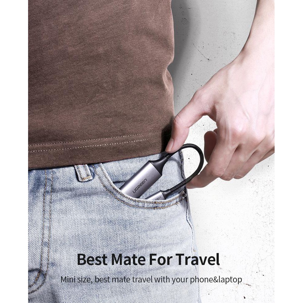 UGREEN USB C USB3.1 to HDMI แปลงสัญญาณภาพ USB Type C เป็น HDMI Adapter Aluminum Case รองรับ 4K Converter รุ่น 70444 - รูปที่ 4