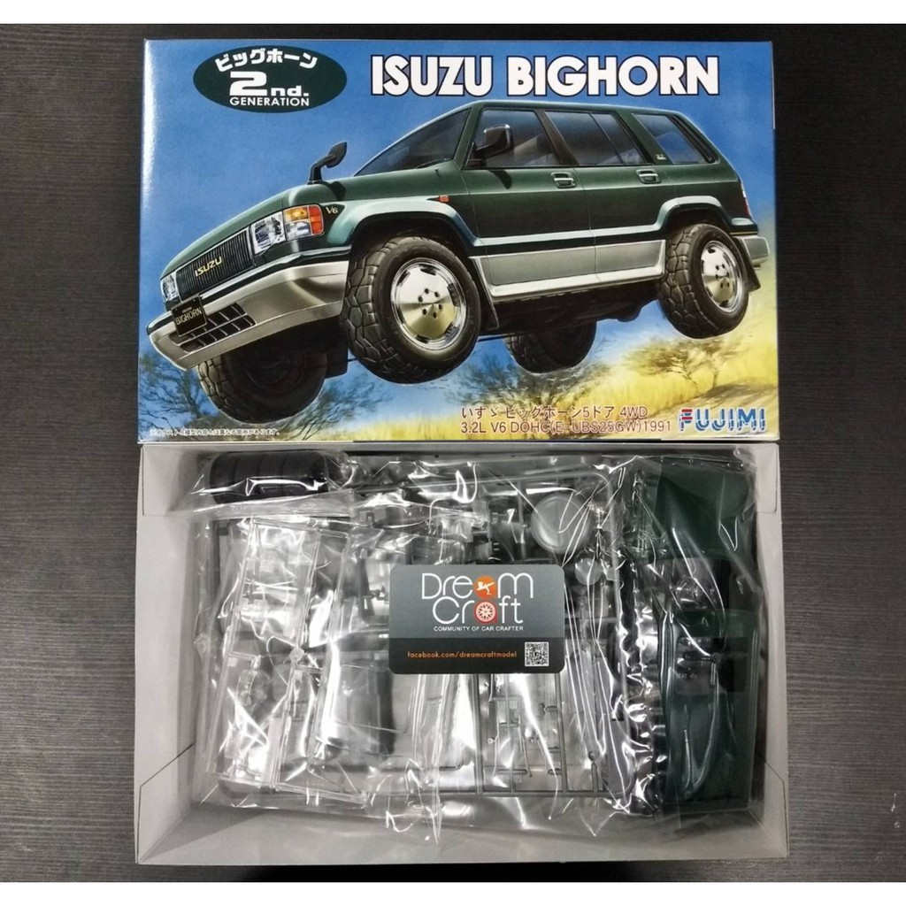 FUJIMI 1/24 ID51 Isuzu Big Horn 24 (โมเดลรถยนต์ Model DreamCraft)