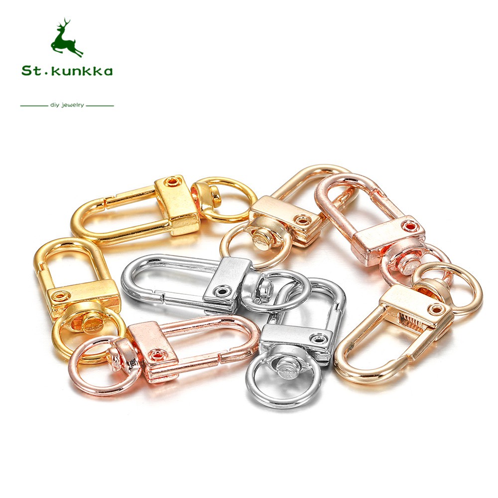 ตะขอเกี่ยวหมุน ตะขอก้ามปู12มม10ชิ้น/ถุง สังกะสีอัลลอยด์สำหรับDIYกระเป๋า-พวงกุญแจ-เครื่องประดับอุปกรณ์ฮาร์ดแวร์