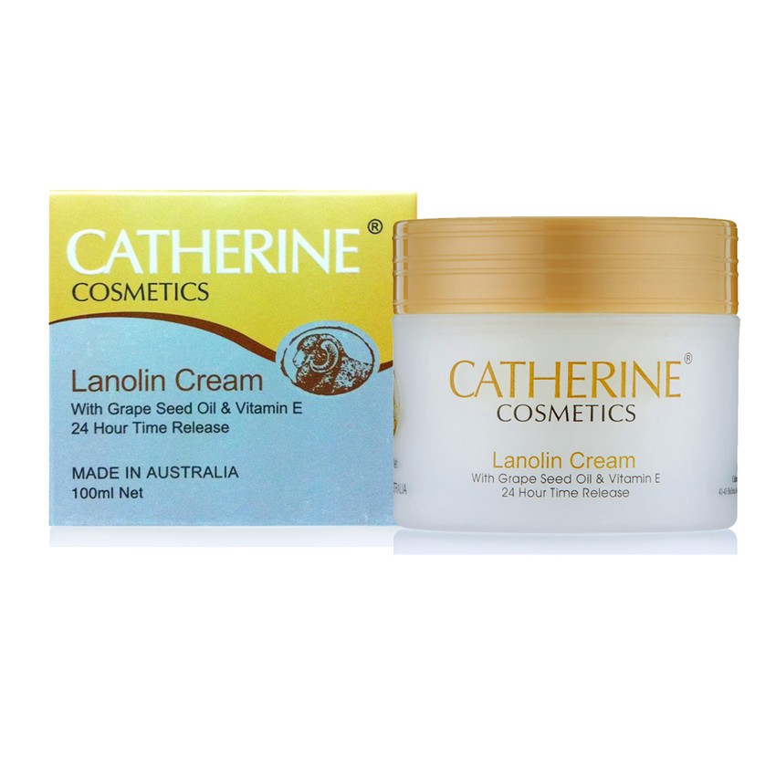 CATHERINE LANOLIN CREAM with Grape Seed Oil &amp; vitamin E 100 ml.