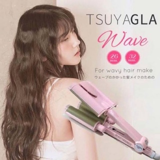 26​mm​ TSUYAGLA​ Wave​ เครื่องหนีบผม​ ลอนเมอเมด​ เครื่องทำลอนมาม่า​