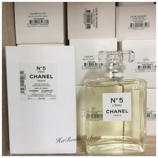 Chanel N5 l’eau edt  100 ml กล่องเทสเตอร์