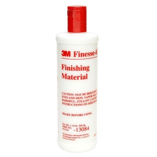 3M PN13084 น้ำยาลบรอย ขัดเงาสีรถ FINESSE-IT ขัดลบรอยจากการขัดหยาบ และรอยขนแมว ไม่มีส่วนผสมของซิลิโคน จึงไม่อุดตันบนสี