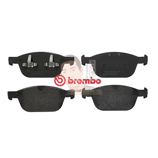 P86 023B ผ้าเบรก-F-แท้ BREMBO รุ่น Black : VOLVO XC60 XC90 2.0 2.4 2.9 ปี09-15 " เครอป อะไหล่ยนต์"