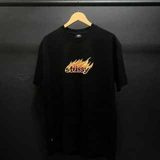 [Hustle.store]เสื้อยืด Stussy Flames Tee  มือ1ของแท้🇦🇺พร้อมส่ง‼️‼️‼️‼️‼️‼️‼️‼️