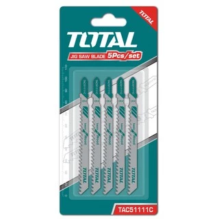 Total ใบเลื่อยจิ๊กซอว์ ตัดไม้ รุ่น TAC51111C / รุ่นใหม่ TJSBT111C (แพ็ค 5 ใบ)