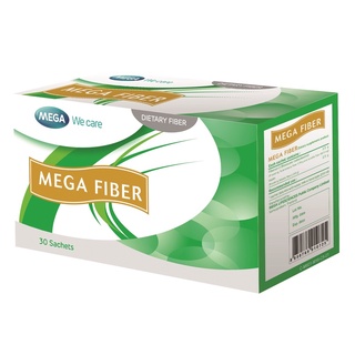 Mega We Care Mega Fiber  เมก้า วีเเคร์ ไฟเบอร์ ขนาดบรรจุ 30 ซอง [16443]