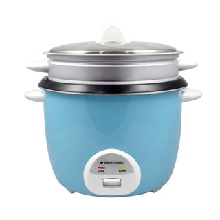 หม้อหุงข้าว สมาร์ทโฮม RCD-1001 3 ลิตร สีฟ้า Smart Home Rice Cooker RCD-1001 3 Liters Blue