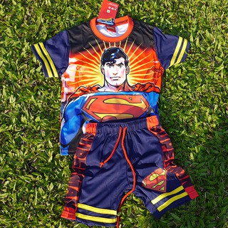 ชุดเสื้อกางเกงมีไฟกระพริบ Superman/Batman/Spider Man