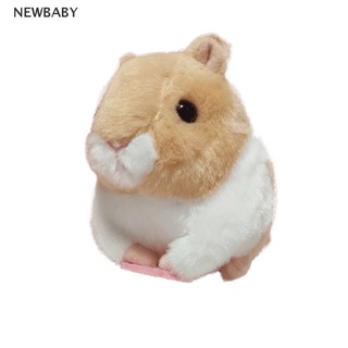 Newbaby ของเล่นตุ๊กตาหนูแฮมสเตอร์ไฟฟ้า น่ารัก ของขวัญ สําหรับเดินหางหนูแฮมสเตอร์