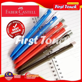 Faber-castell RX Gel ปากกาเจล ขนาด 0.5 มม. 0.7 มม. (1 ชิ้น) สีดํา น้ําเงิน แดง