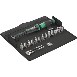 Wera Bicycle Set Torque 1, Click-Torque Wrench in textile box+sockets