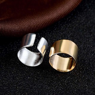 ต่างหู ไม่ต้องเจาะหู ตุ้มหู จิว Trade Fashion Simple Personality Pierced Ear Cuffs Ear Clip Earrings Jewelry - 1 ข้าง
