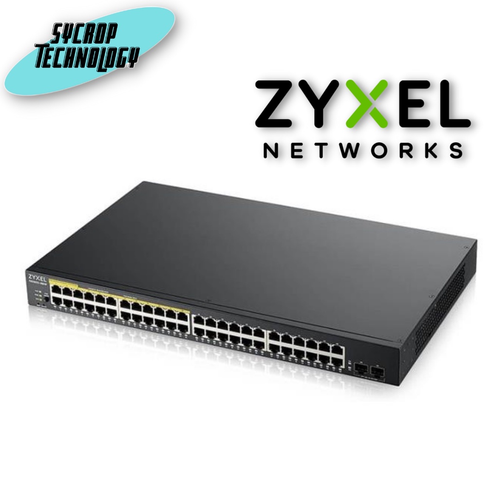 Zyxel GS1900-48HPV2 Smart Managed 48 Port POE+ Switch ประกันศูนย์ เช็คสินค้าก่อนสั่งซื้อ