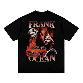 เสื้อยืดครอปใหม่ เสื้อยืดแขนสั้น ผ้าฝ้าย 100% พิมพ์ลายกราฟฟิคนักร้อง Frank Ocean ทรงหลวม สไตล์ฮิปฮอป แนวสตรีท เหมาะกับหน