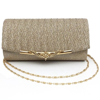 MJ&AJ Women Evening Bag Party Banquet Glitter Bag Girls Wedding Clutches Handbag Chain Shoulder Bag