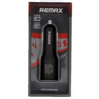 หัวชาร์จ ในรถยนต์ Remax Car Charger USB 2 port หัว USB ชาร์ตในรถยนต์ 1.0A / 2.1A 5V