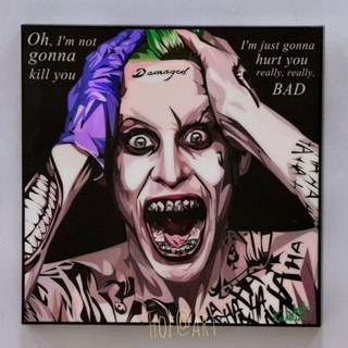 Joker #5 โจ๊กเกอร์ ขนาด 20x20 นิ้ว Batman แบทแมน DC Comics การ์ตูน​ รูปภาพ​ติดผนัง​ pop art กรอบรูป​ แต่งบ้าน ของขวัญ​