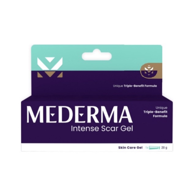 Mederma Intense Scar Gel มีเดอม่า เจลทาแผลเป็น ลดเลือน รอยสิว รอยดำ รอยเเผลเป็น ขนาด 20 กรัม (06874)
