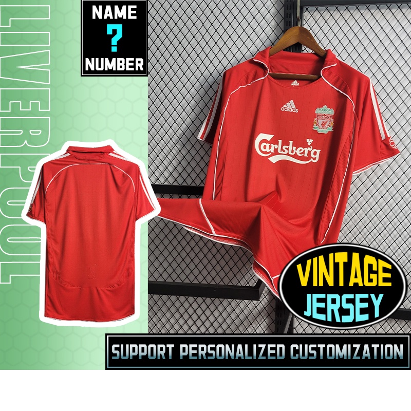 Vintage 2006-07 Liverpool Home Jersey เสื้อฟุตบอล s-2xl * มีตั้งแต่