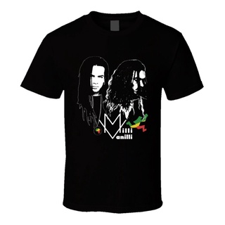 เสื้อยืด พิมพ์ลาย Milli Vanilli Pop Stars สไตล์เรโทร สําหรับผู้ชาย