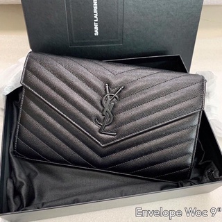 new YSL envelope WOC 9” So black📌เช็คสินค้าก่อนสั่งซื้อนะคะ