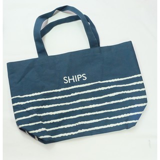 Ships Handbags กว้าง 9 นิ้ว ยาว 14 นิ้ว สีกรม มือสอง ของแท้