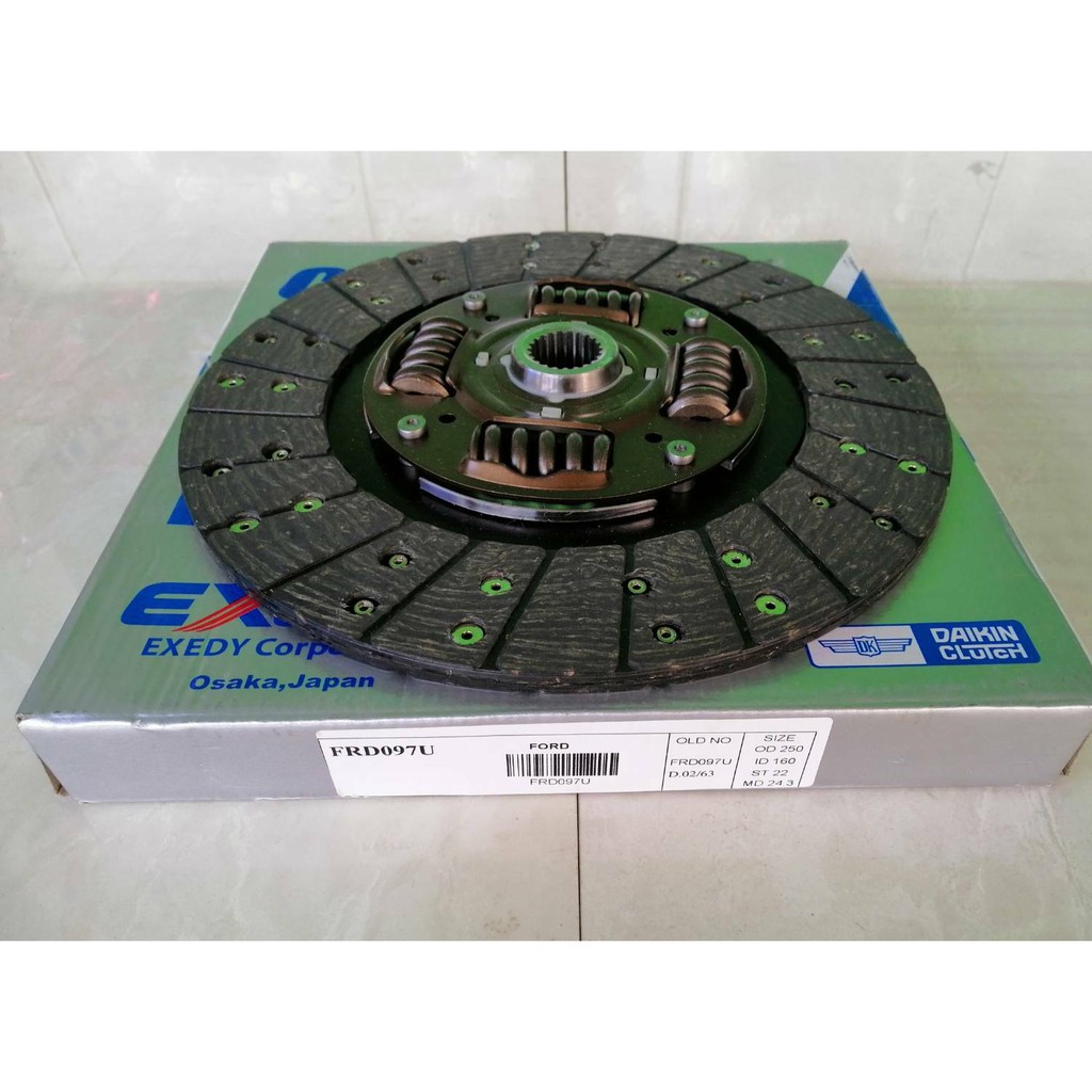 จานคลัช(ผ้าคลัช) FORD เรนเจอร์,MAZDA ไฟเตอร์,2500 10" 22ฟัน  DKสยาม ราคาอันละ 1400 บาท