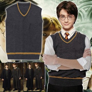 *พร้อมส่ง*(ผู้ใหญ่)เสื้อกั๊กแฮรี่พอตเตอร์สีเทาเข้ม harry potter vest cp179.5/cp179 แฮรี่พอตเตอร์