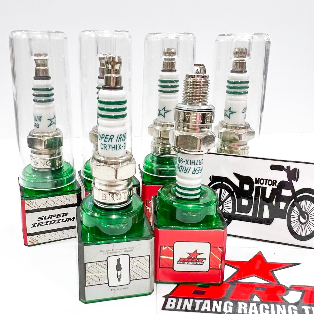 หัวเทียนอิริเดียม BRT Grand KLX Win Shogun Jupiter Z Mio J M3 X Ride Mio Supra Fit Soul GT Nouvo Leg