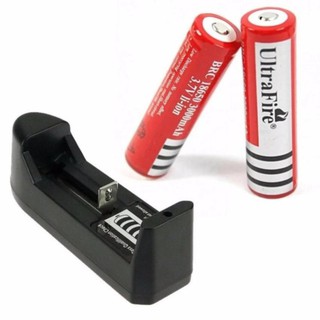 Ultrafire ถ่านชาร์ต รุ่น 18650 3.7V 4,000 mAh (สีแดง)