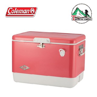 ถังเก็บความเย็น Coleman Cooler 54 Qt Steelbelted (Pink)