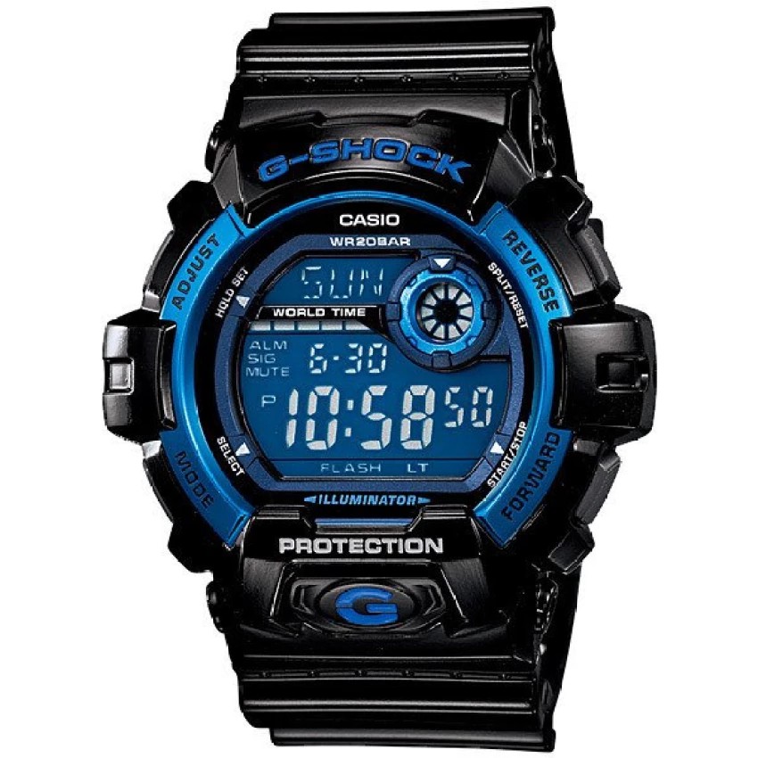 Casio G-shock นาฬิกาผู้ชาย สายเรซิ่น รุ่น G-8900a-1 - สีดำ