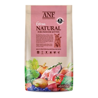 [ลดราคาพิเศษ 50%] ANF Organic 6 Free Kitten อาหารแมวสูตรเนื้อปลาแซลมอนออร์แกนิค,ไก่ สำหรับลูกแมวทุกสายพันธุ์ ขนาด 6 kg